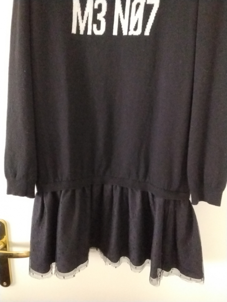 Red Valentino Garavani Point d'esprit Tüll-Rock Strickkleid