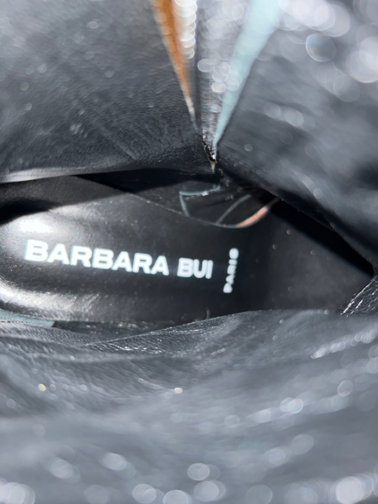 Barbara Bui White leather ankle boot