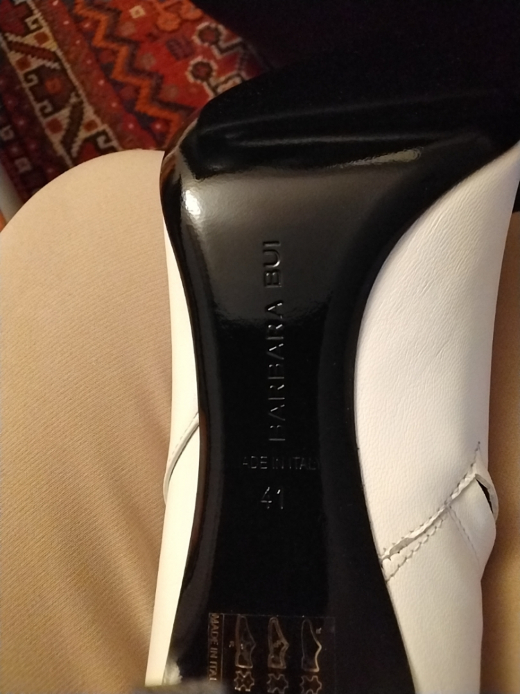 Barbara Bui White leather ankle boot