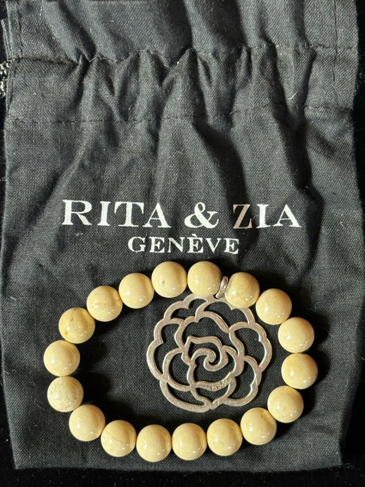 Rita & Zia Silver Camellia bracelet
