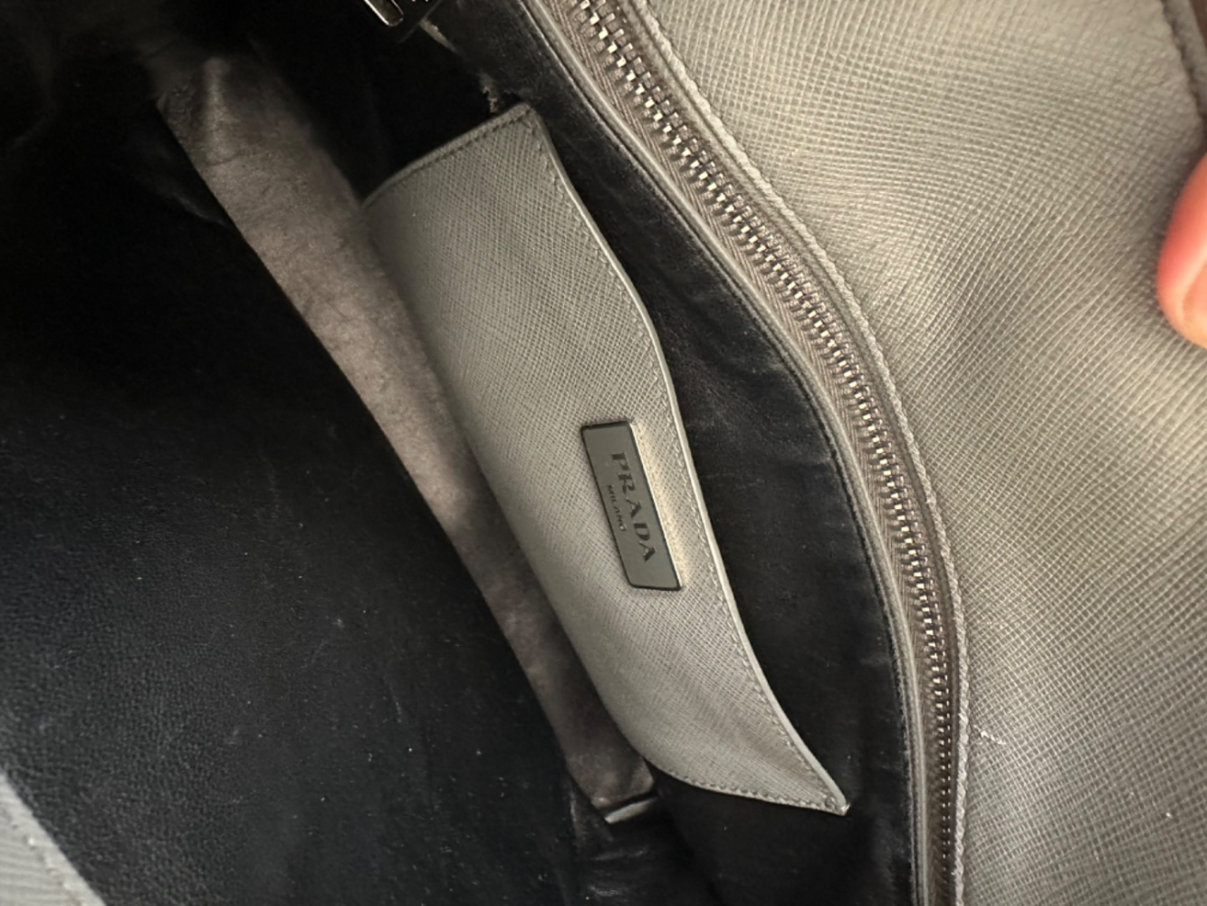 Prada Triple Pocket Tote Bag