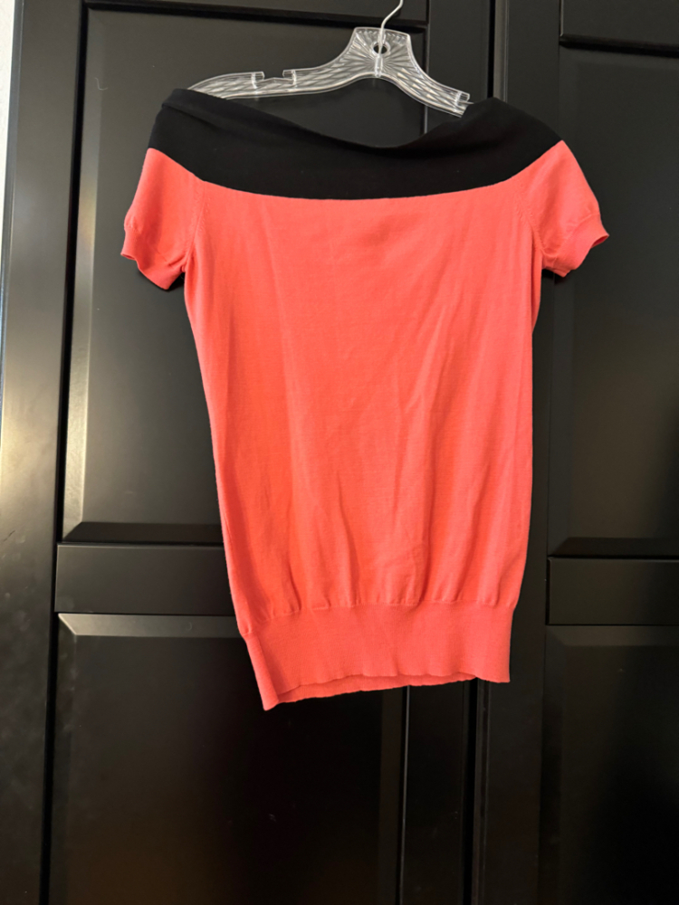 Gucci Pull manches courtes en soie rose