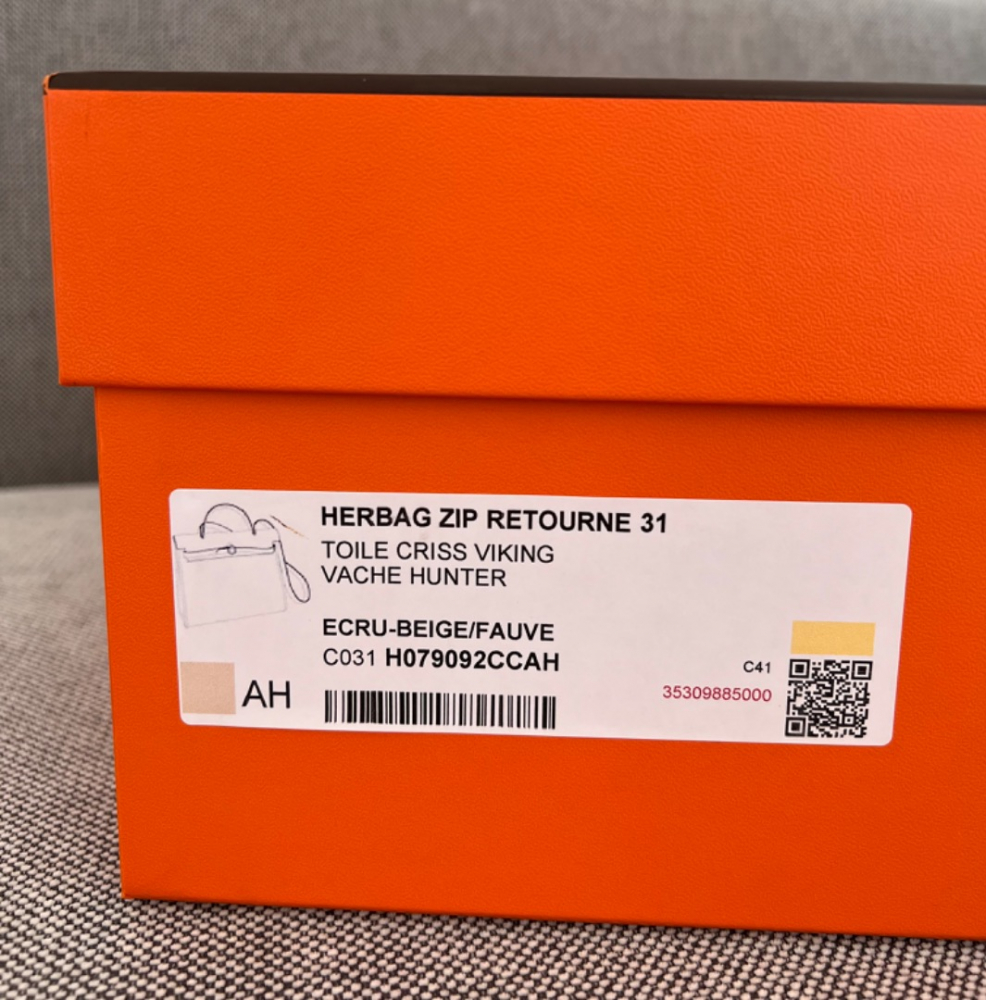 Hermès Herbag Zip Retourné 31