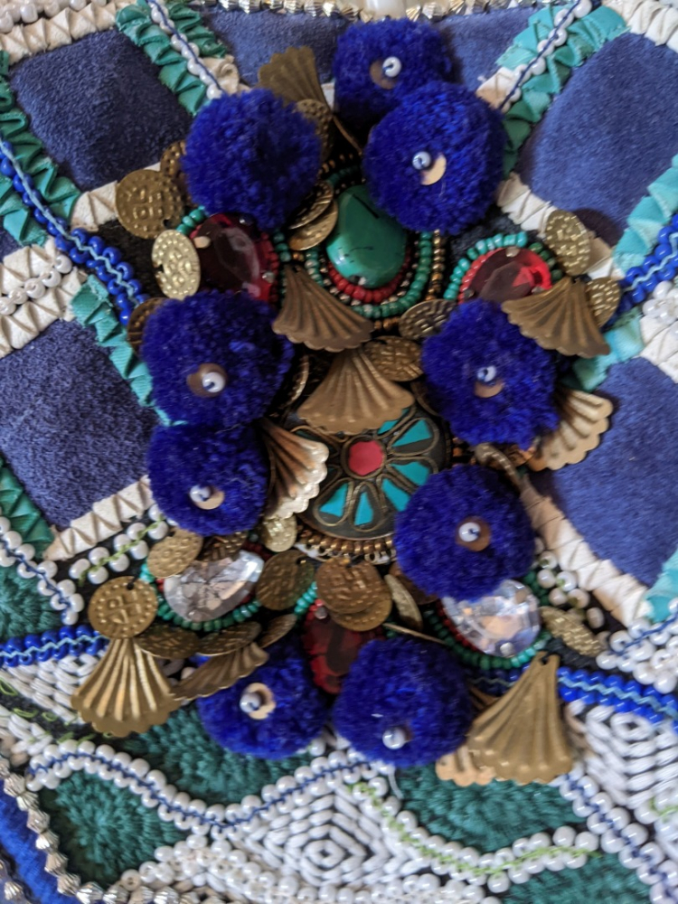 Antik Batik Eine große Tasche/ein großes Täschchen für Sommerfeste!