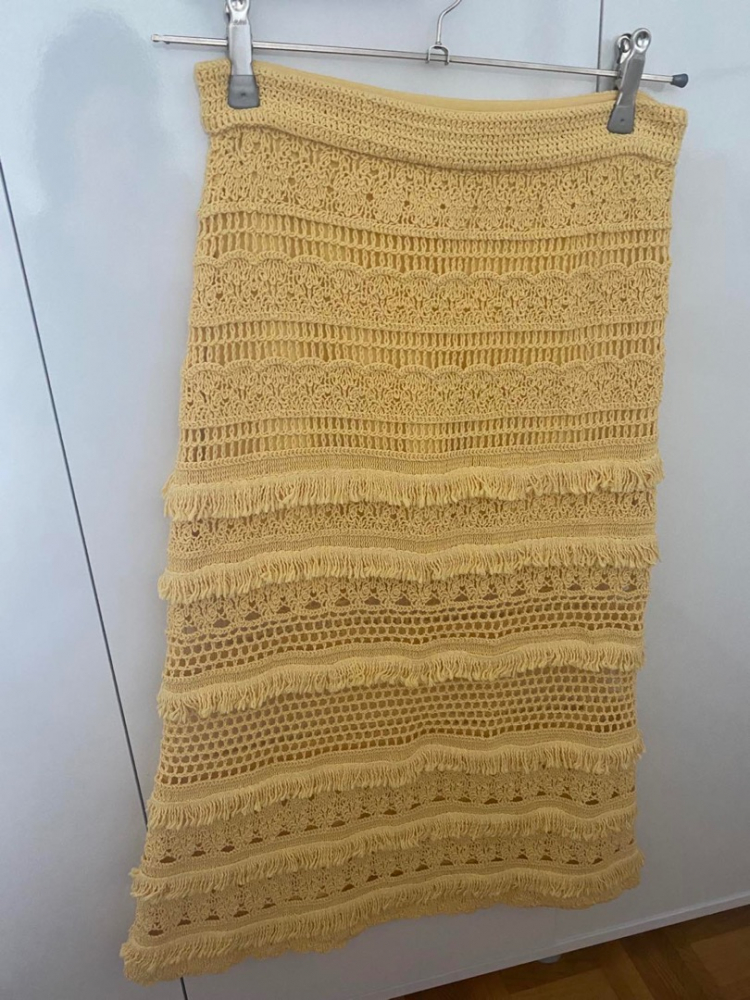 Maje Crochet skirt