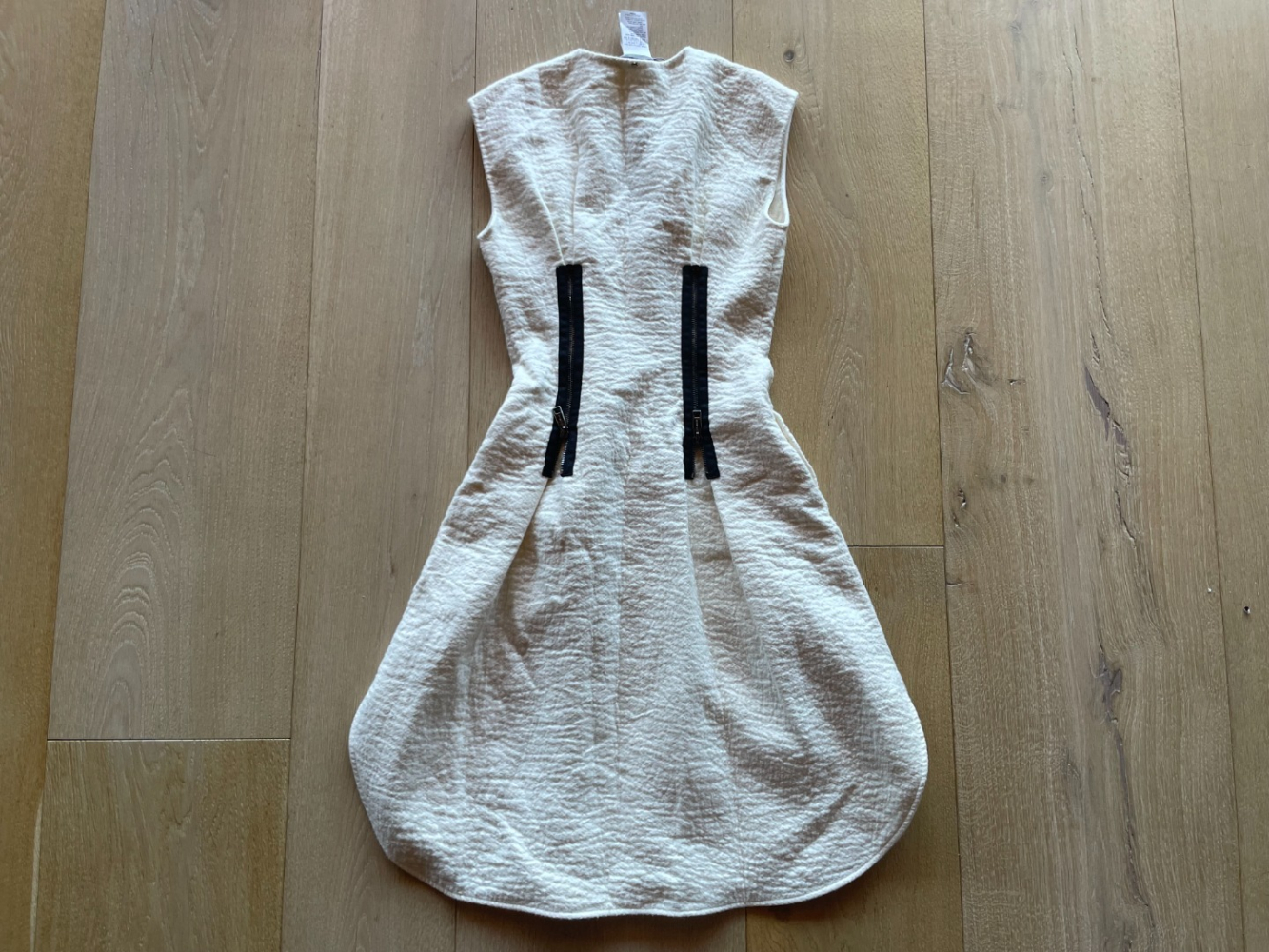 Sportmax Defilé Caccia Laufstegkleid mit Reißverschluss