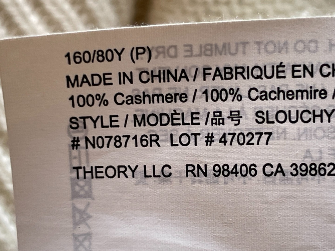 Theory Pull en cachemire confortable