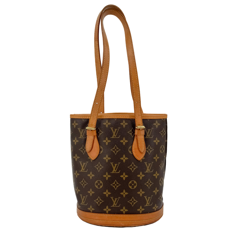 Louis Vuitton Petit 23 PM Canvas Bucket Bag pouch Monogram