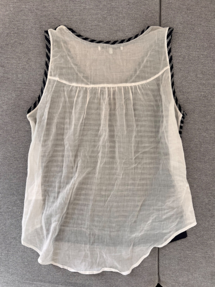 Gerard Darel Top aus Leinen und Baumwolle