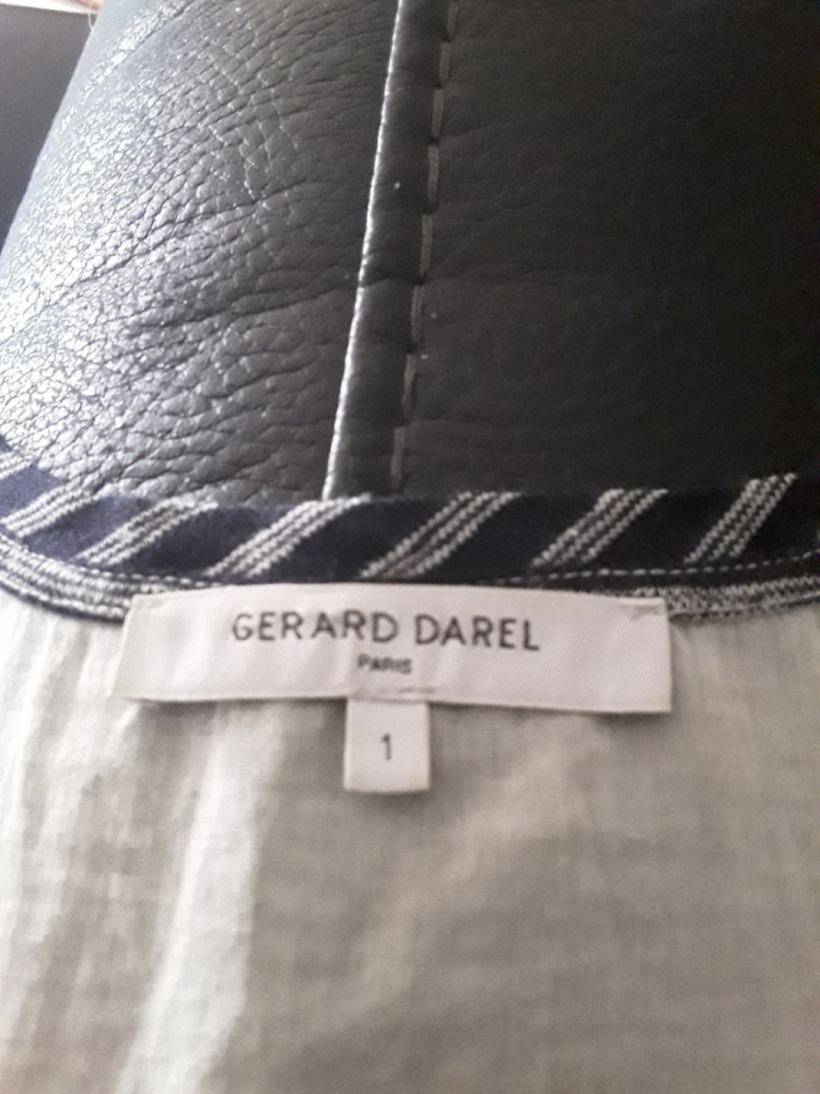 Gerard Darel Top aus Leinen und Baumwolle