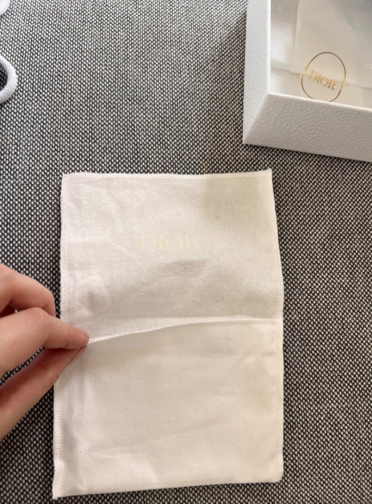 Dior box and small dust bag