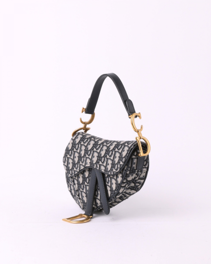 Christian Dior Oblique Mino Saddle Bag