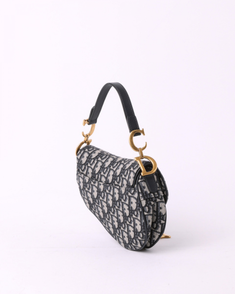 Christian Dior Oblique Mino Saddle Bag