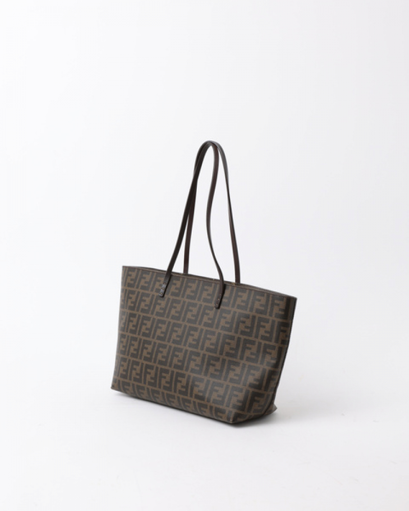 Fendi Zucca Roll Tote Bag