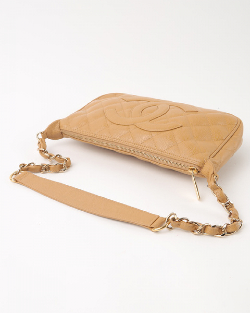 Chanel Classic Cc Caviar Hobo Bag