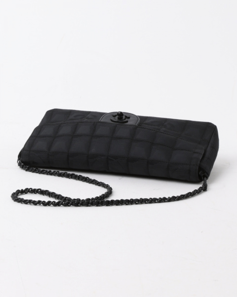 Chanel Travel Line East West Chocolate Bar Bag