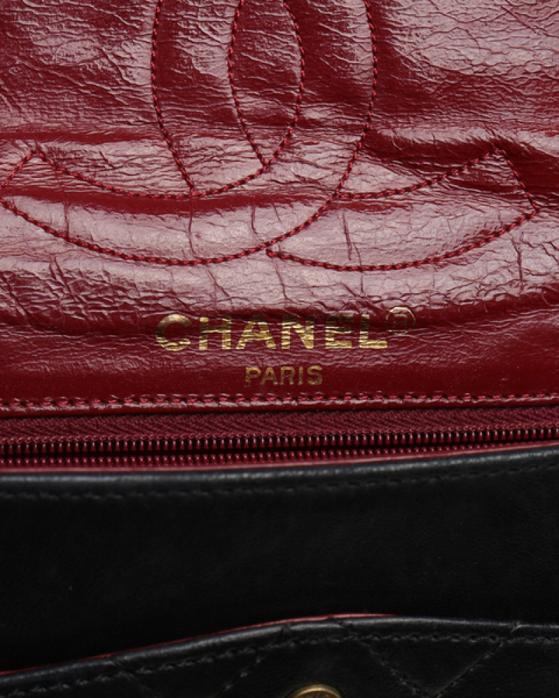 Chanel Two Tone Double Flap Bag