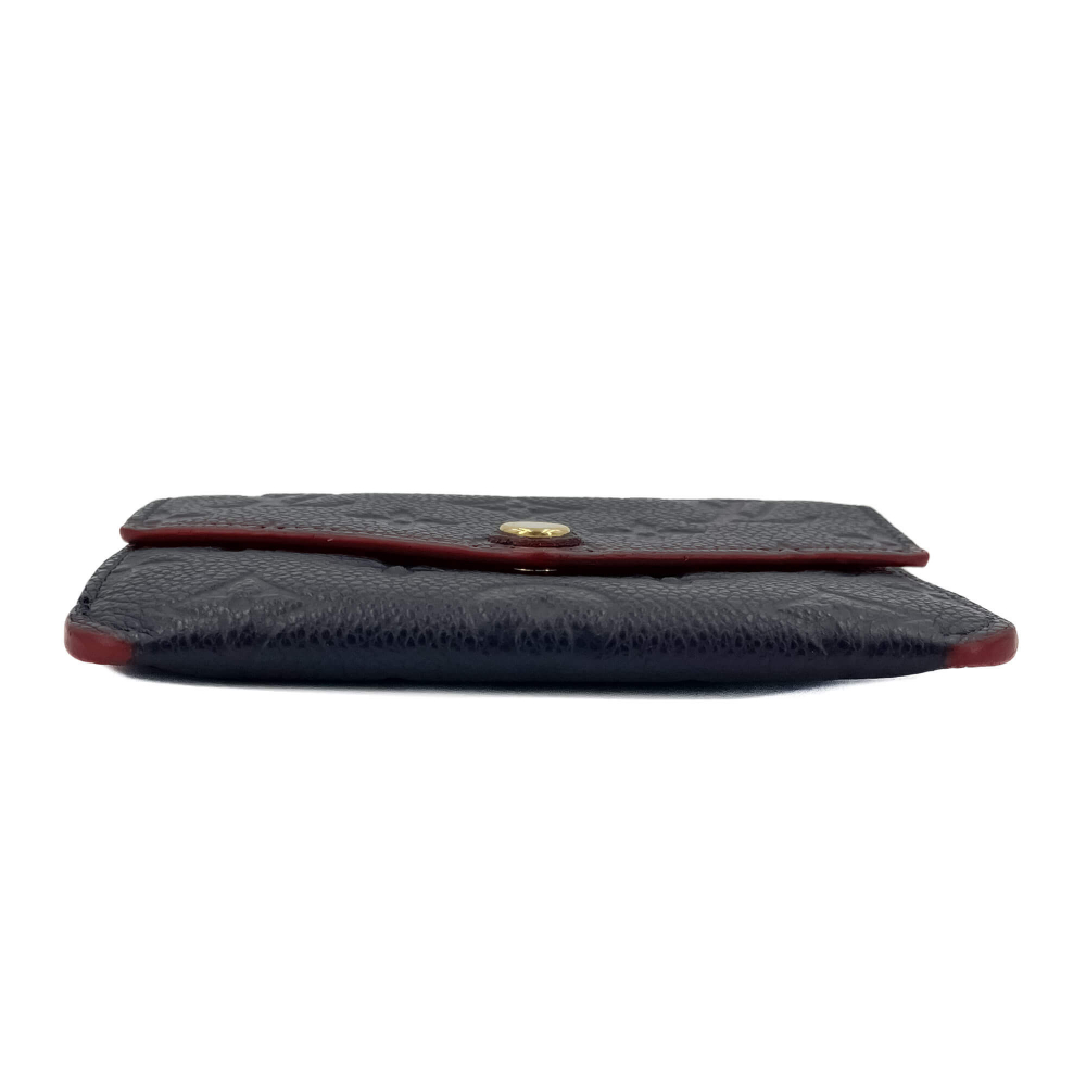 Louis Vuitton Envelope Coin Purse Empreinte Leather Navy