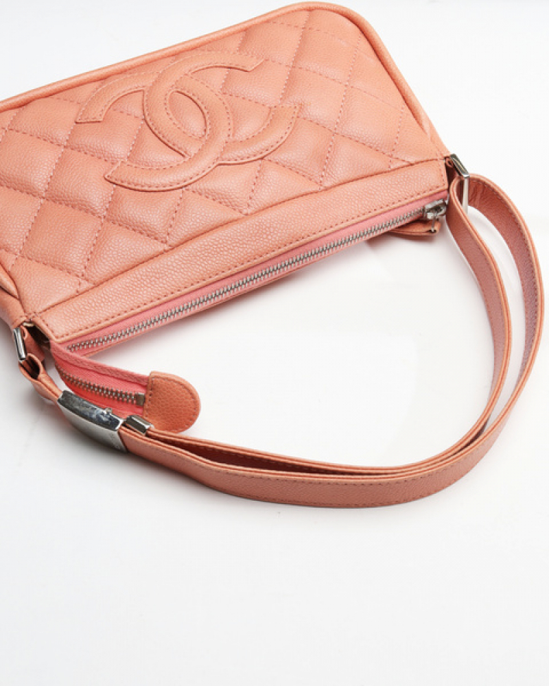 Chanel Cc Caviar Hobo Bag