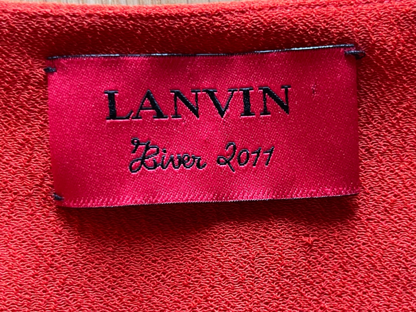 Lanvin Stunning one-shoulder cape dress!