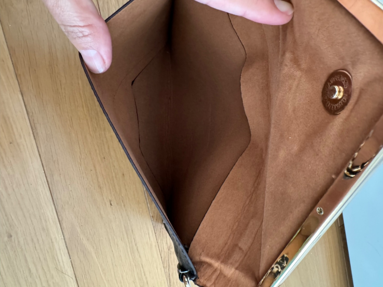 Jimmy Choo Schöne Lederpochette