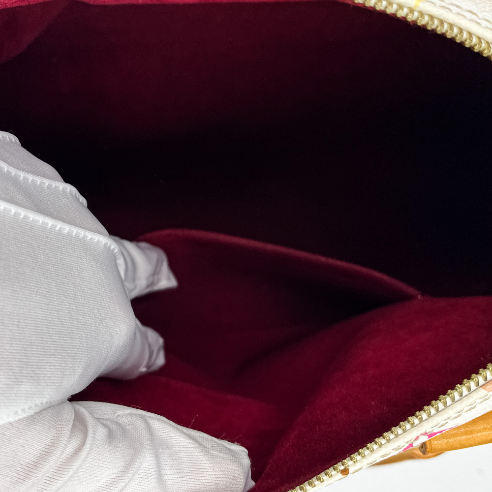 Louis Vuitton Speedy 30 Murakami Multicolor Canvas 2-Ways Trunk Bag Monogram