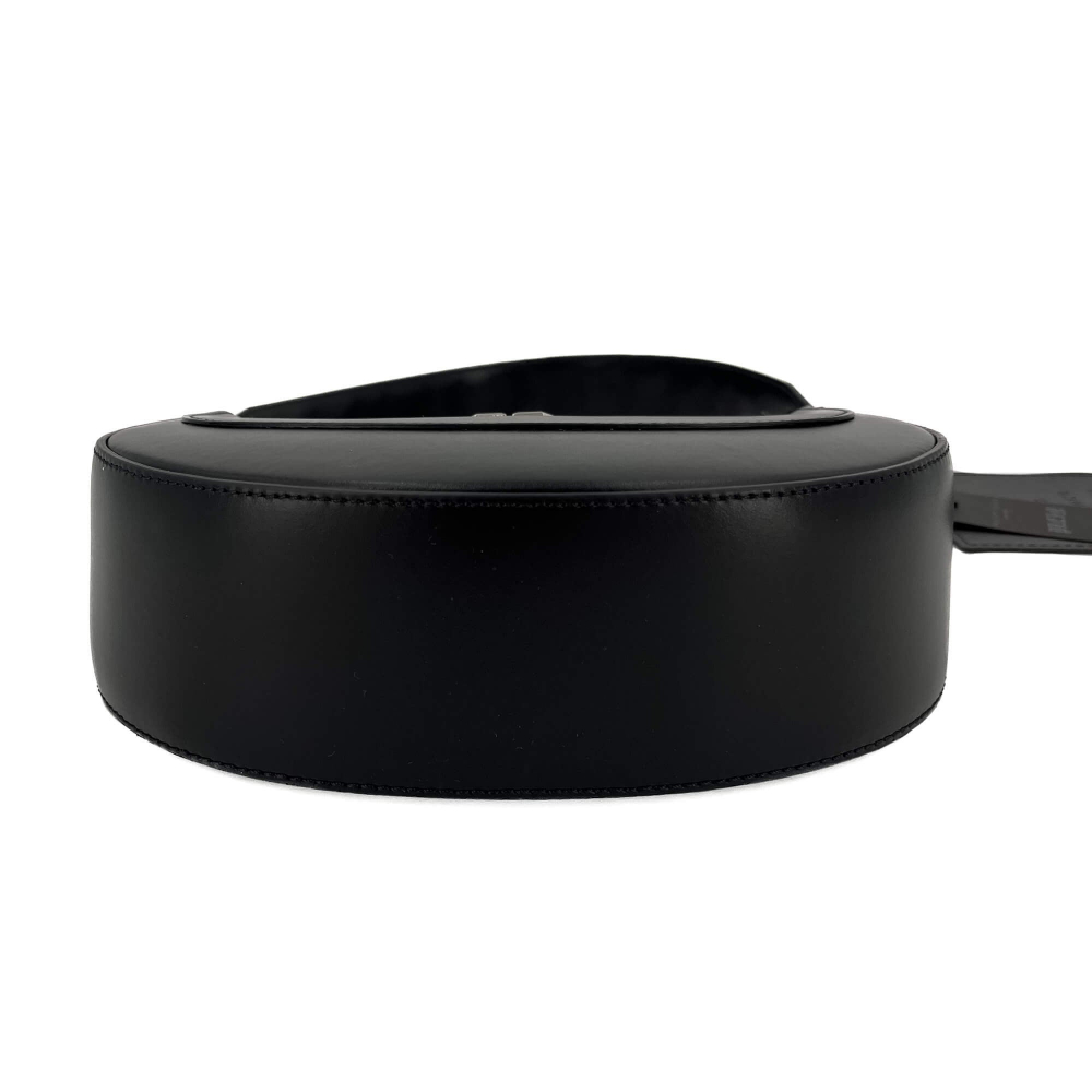 Philipp Plein Hobo Shoulder Bag Calf Leather Leather Black