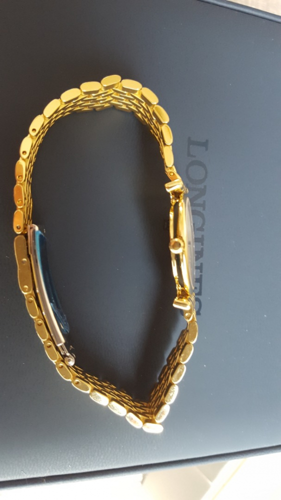 Longines für Damen, vollständig vergoldet, extra fein, La Grande Classique