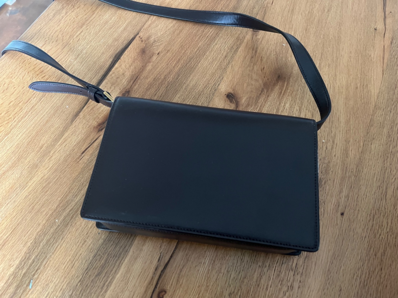 Saint Laurent Braune Crossbody-Tasche