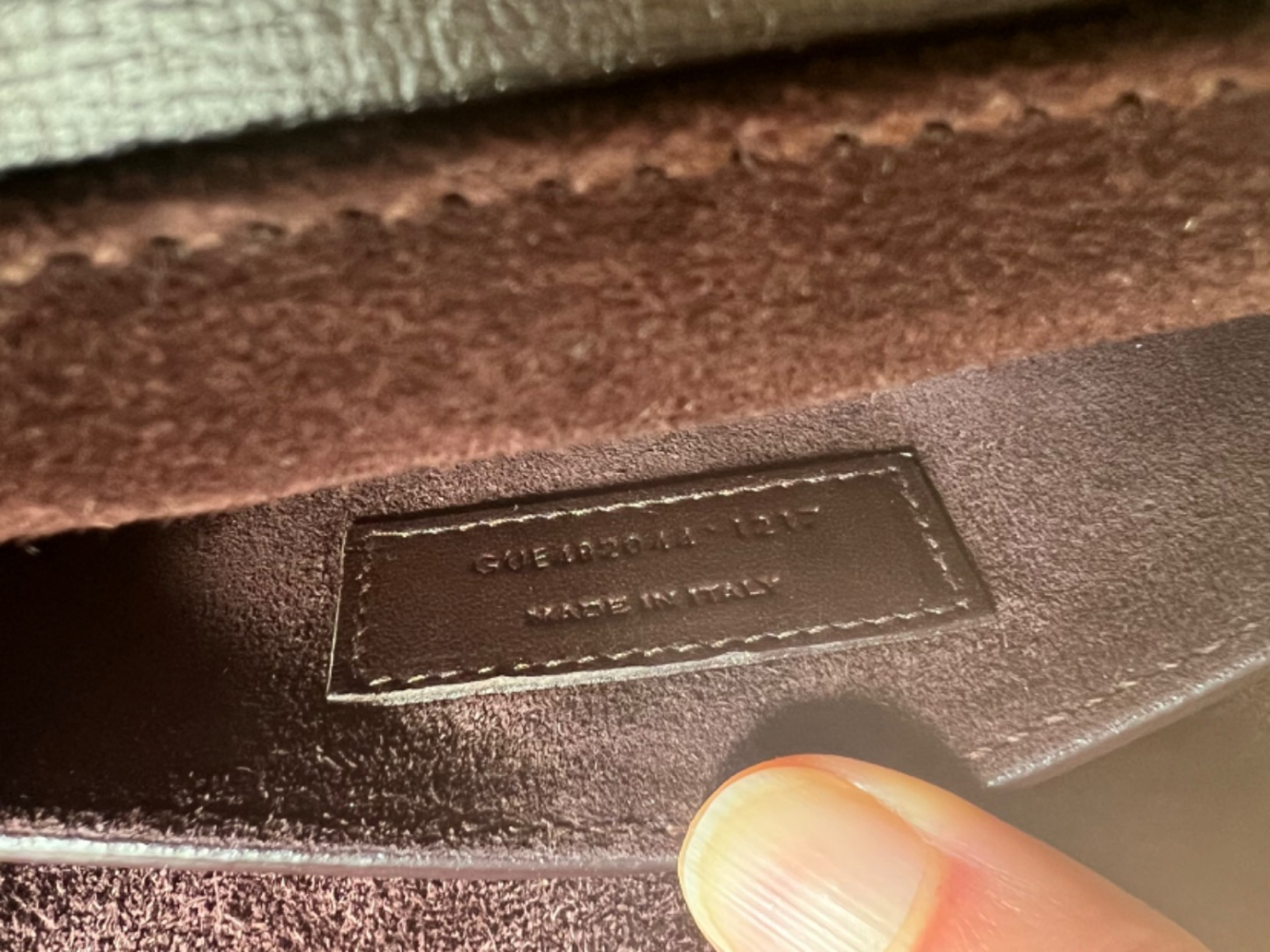 Saint Laurent Braune Crossbody-Tasche