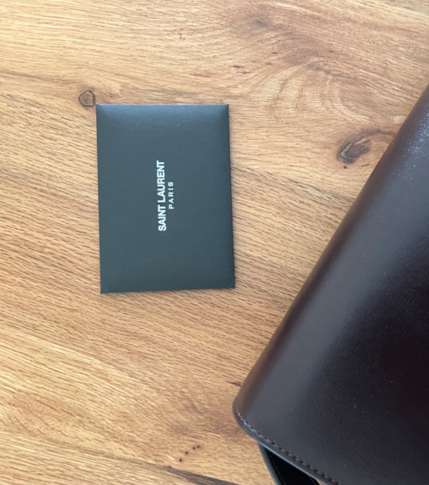 Saint Laurent Braune Crossbody-Tasche