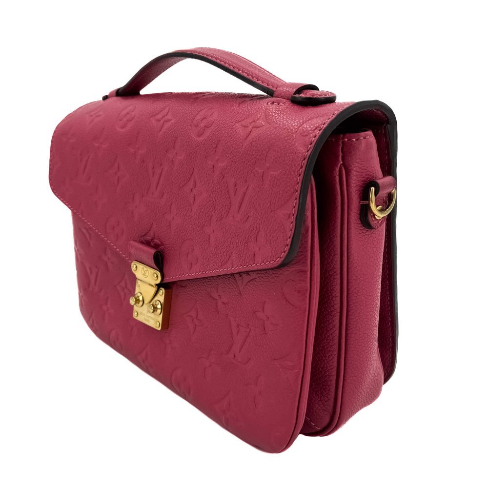 Louis Vuitton Metis Leather 2-Ways Flap Bag Pink