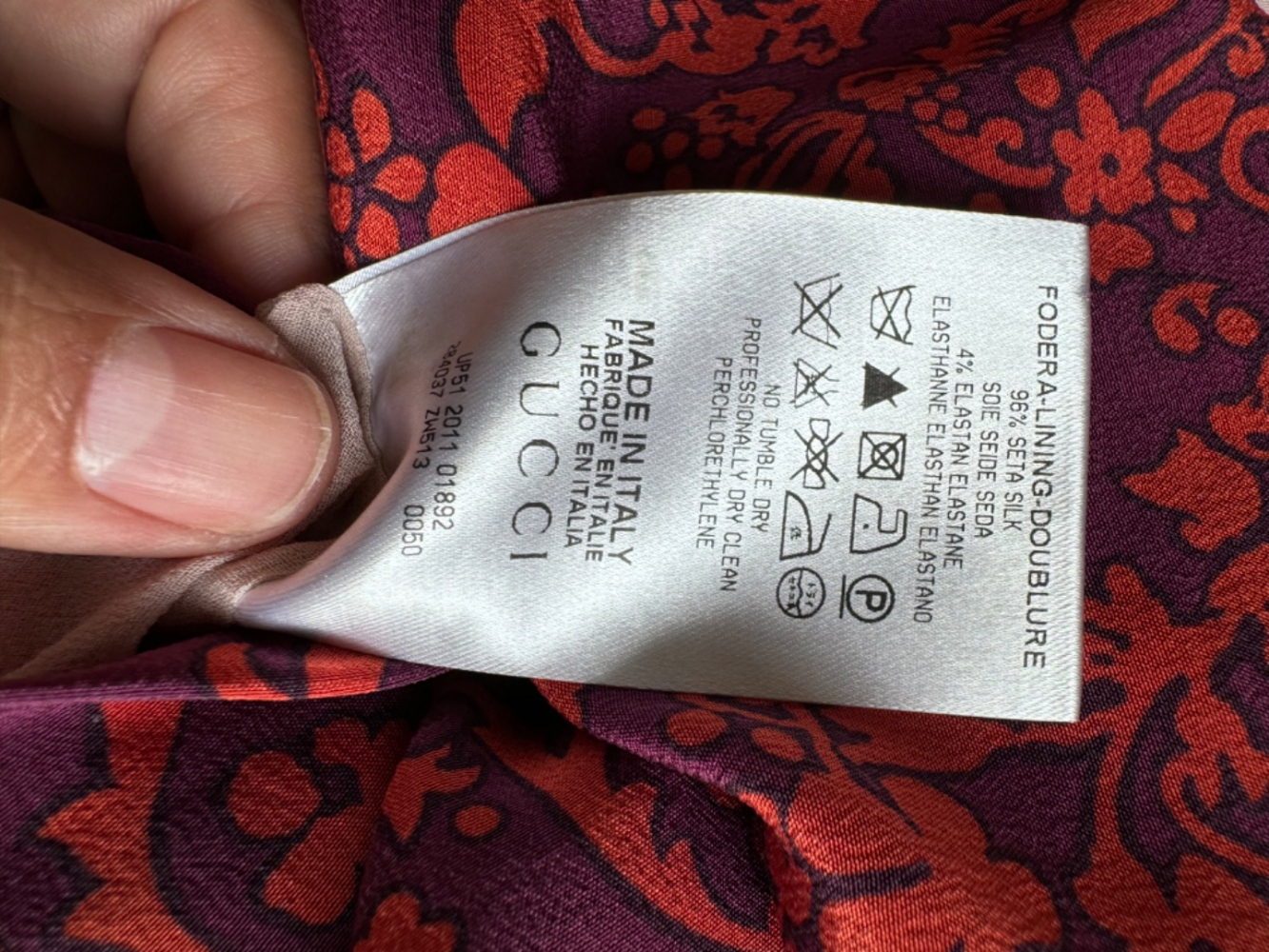 Gucci Kleid aus Seide