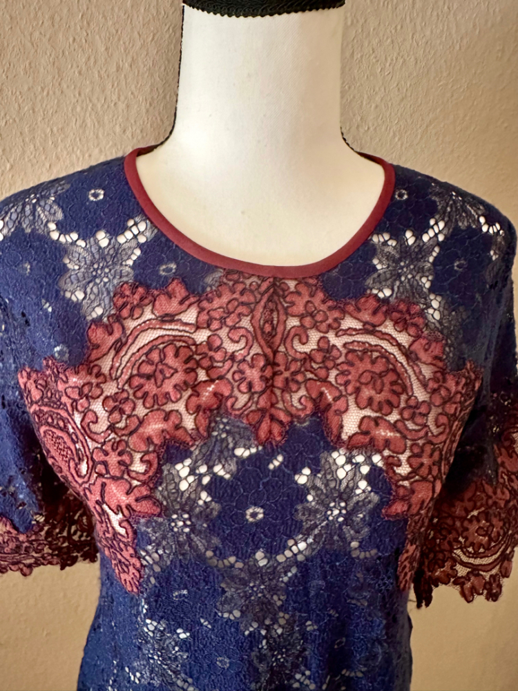 Sandro Haut en dentelle