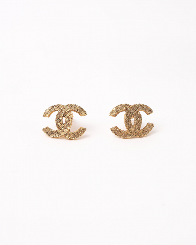Chanel Cc Earrings