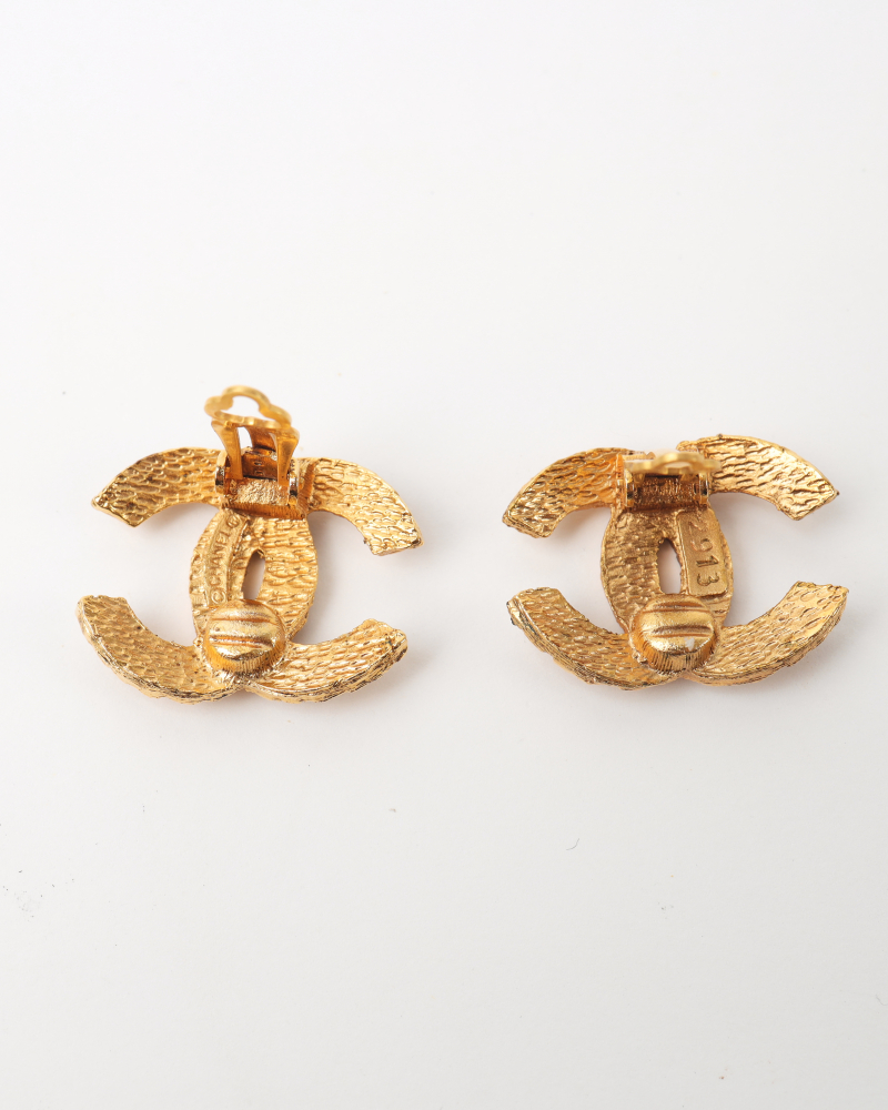 Chanel Cc Earrings