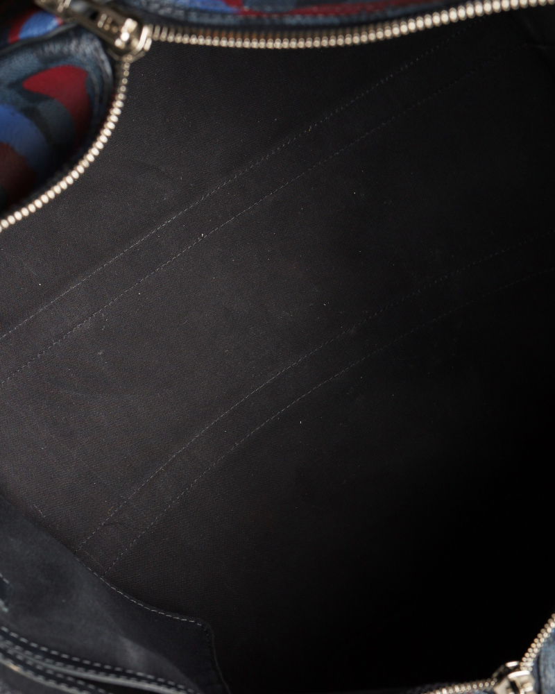 Louis Vuitton Damier Cobalt Camouflage Keepall Bandoulière 45 Weekend Bag