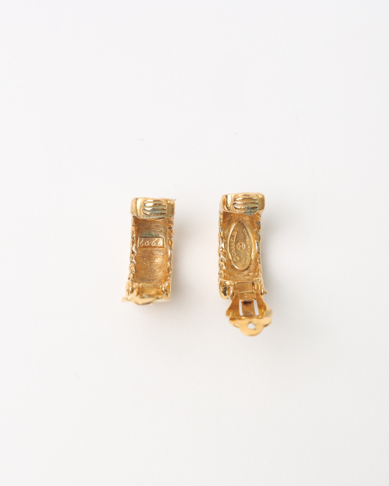 Chanel Coco Mark Clip-on Earrings