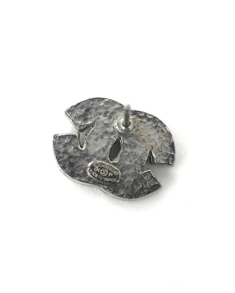 Chanel Cc Rhinestone Earrings