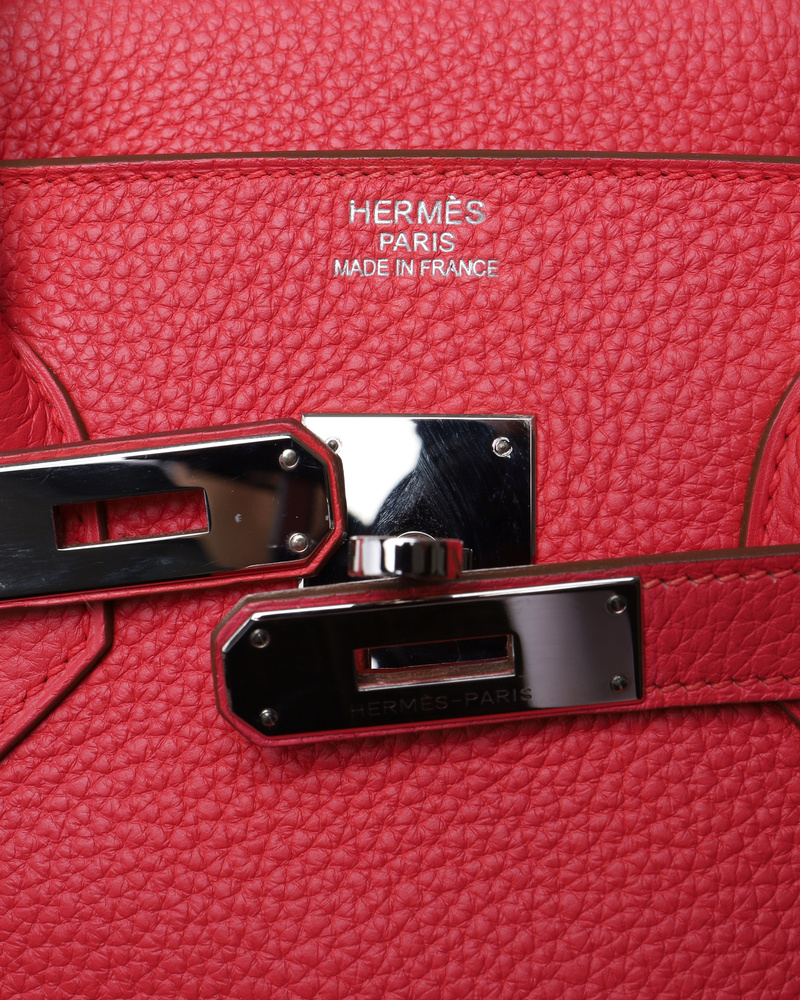 Hermès Birkin 35 Togo Rose Azalee Handbag