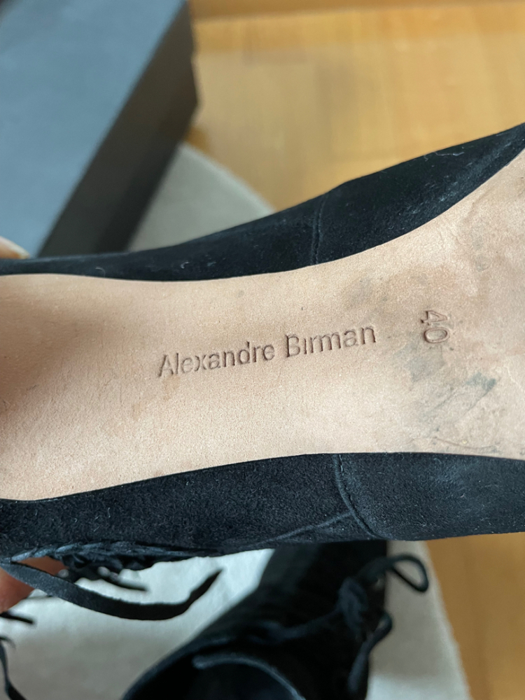 Alexandre Birman Bottines en cuir daim