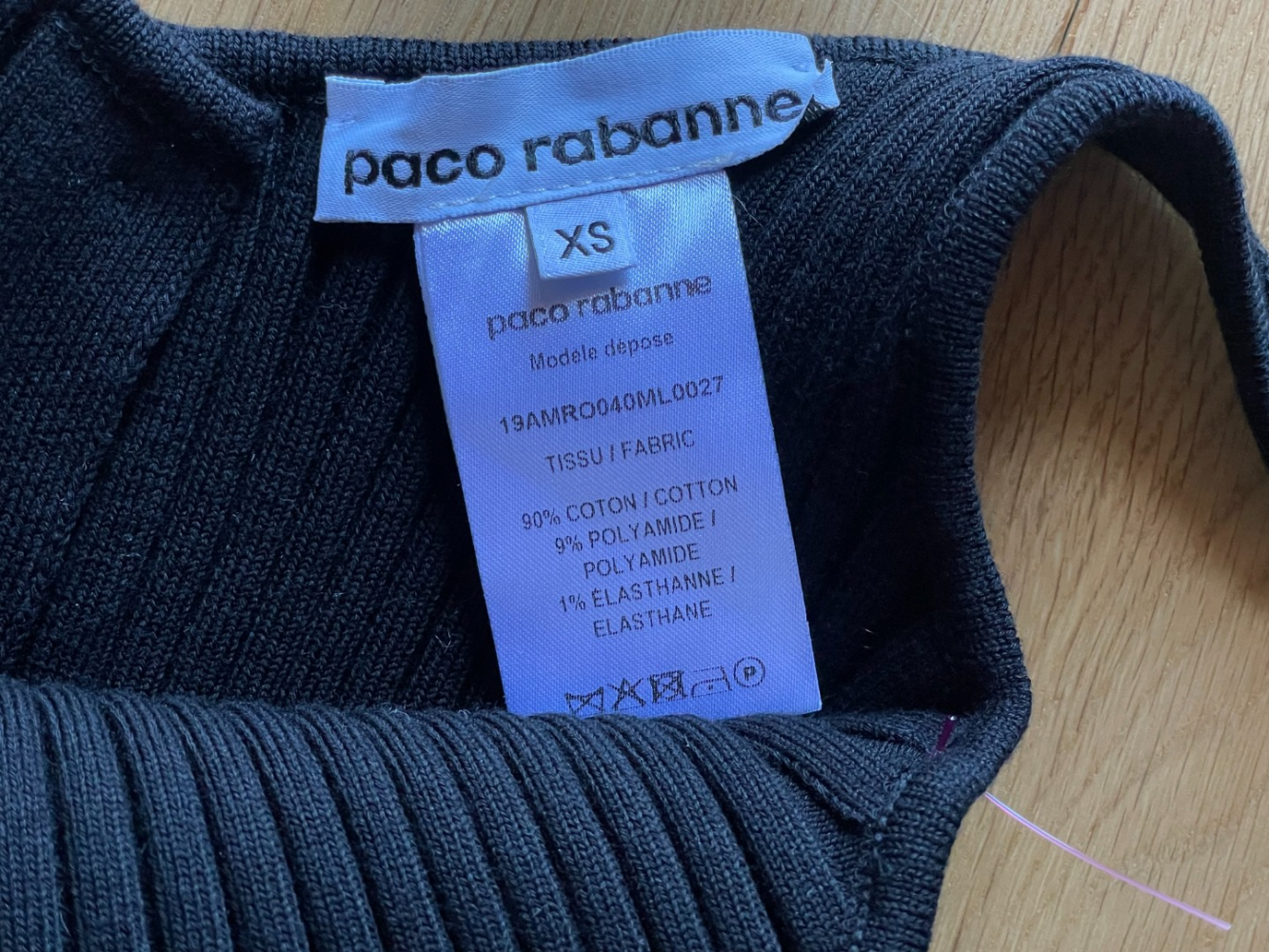 Rabanne Button-up sexy knit dress