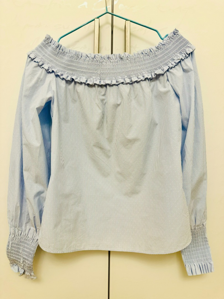 Hugo Boss Enuka Blouse - Off-Shoulder, Elegant Long Sleeve Top