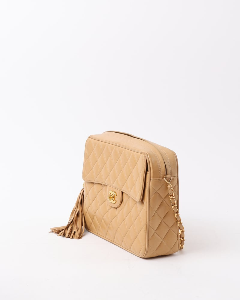 Chanel Cc Large Fringe Camera Bag