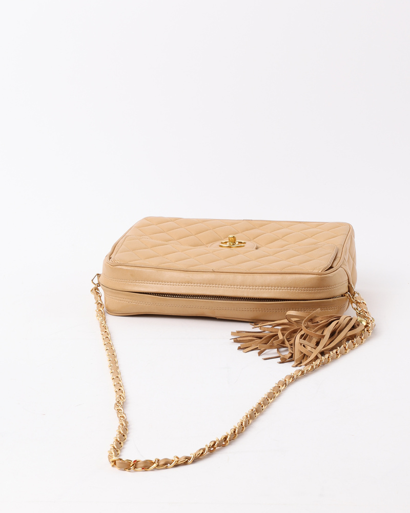 Chanel Cc Large Fringe Camera Bag