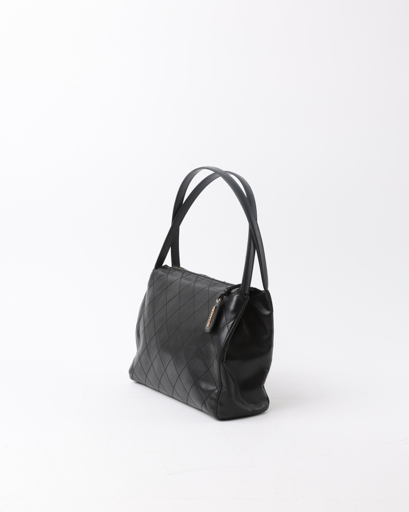 Chanel Cc Quilted Shoulder Bag