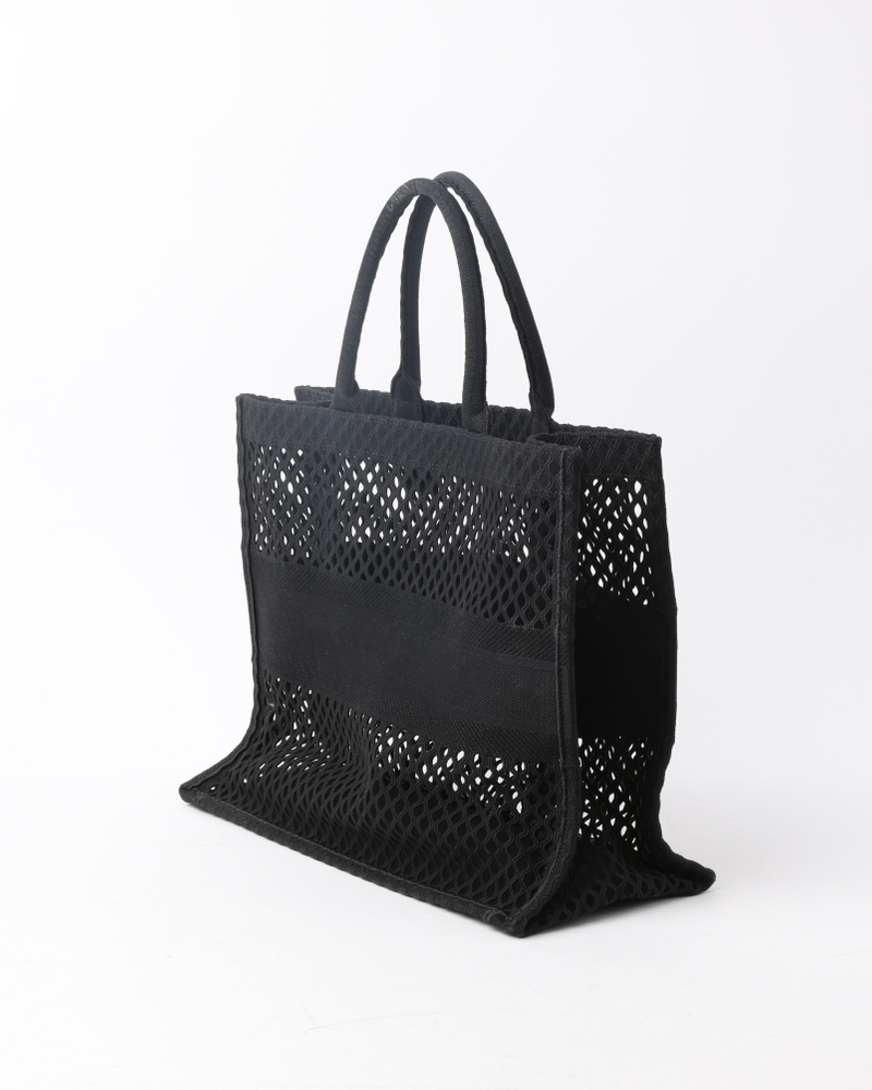 Christian Dior Large Mesh Book Tote Bag