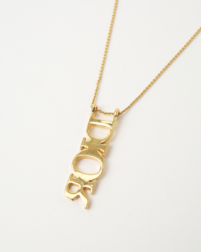 Christian Dior Logo Necklace