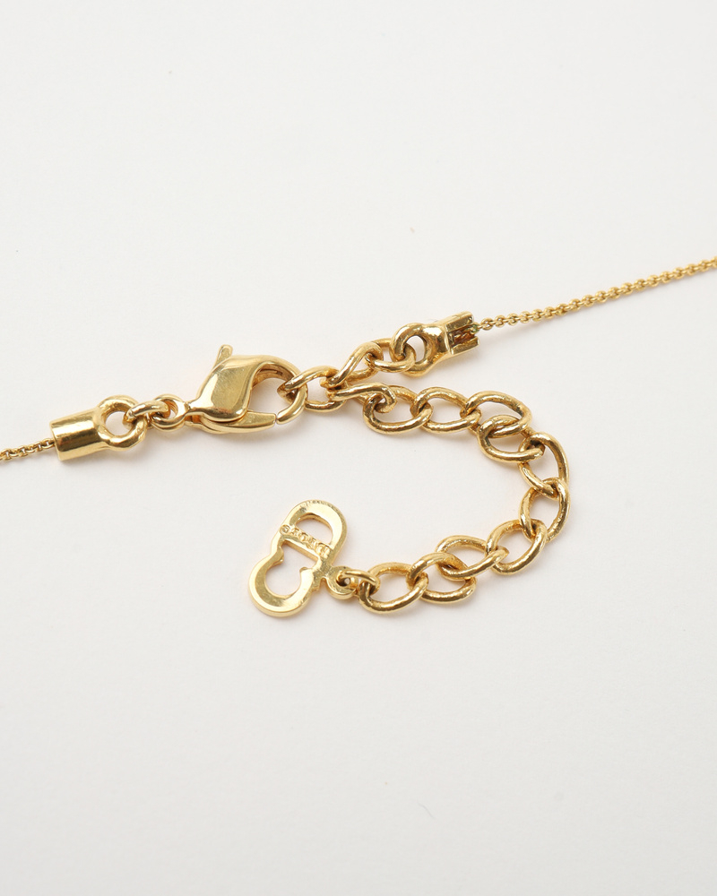 Christian Dior Logo Necklace