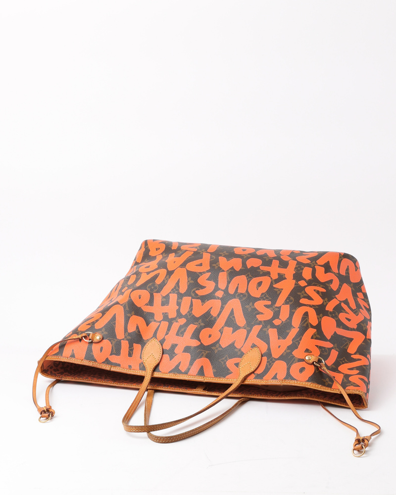 Louis Vuitton Monogram Graffiti Neverfull Gm Tote